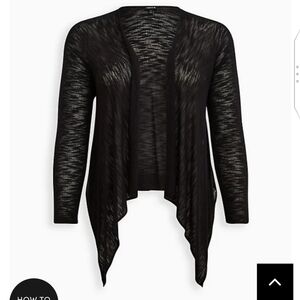 🆕 1X OPEN CARDIGAN SWEATER